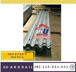 Harga Guardrail Jalan Per Meter Murah Tebal 4,5mm Galvanis Hotdeep